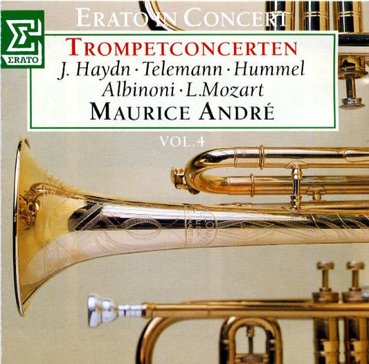 Joseph Haydn, Georg Philipp Telemann, Johann Nepomuk Hummel, Tomaso Albinoni, Leopold Mozart, Maurice André : Trompetconcerten (CD, Comp)