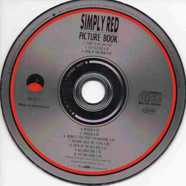 Simply Red : Picture Book (CD, Album, RE)