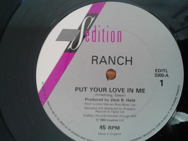 Ranch : Put Your Love In Me (12")