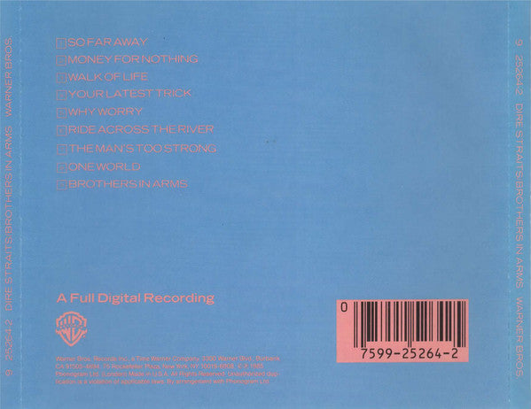 Dire Straits : Brothers In Arms (CD, Album, Pol)