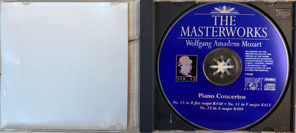 Wolfgang Amadeus Mozart, Derek Han, Philharmonia Orchestra, Paul Freeman (3) : The Masterworks Vol. 12 - Piano Concertos (CD, Comp)