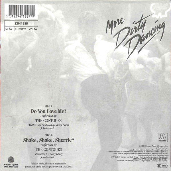 The Contours : Do You Love Me? (7", Single)