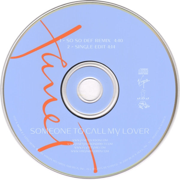 Janet Jackson : Someone To Call My Lover (CD, Single)