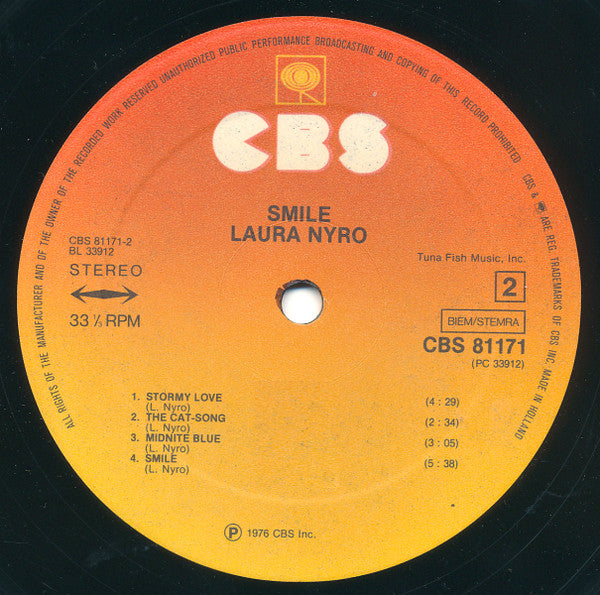 Laura Nyro : Smile (LP, Album)