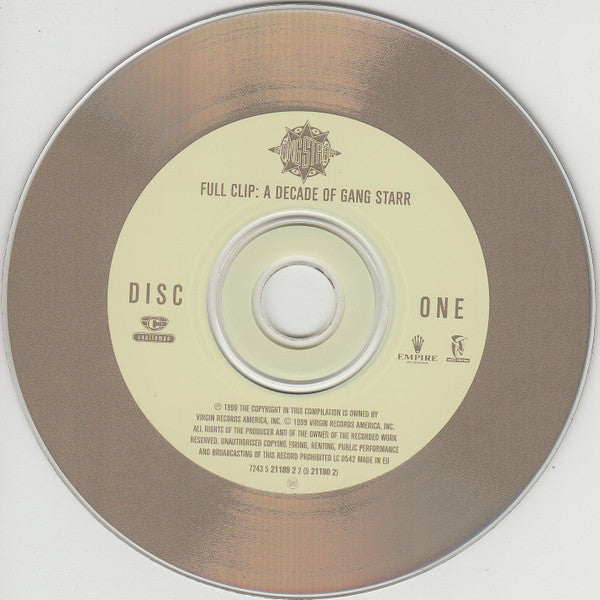 Gang Starr : Full Clip: A Decade Of Gang Starr (2xCD, Comp)
