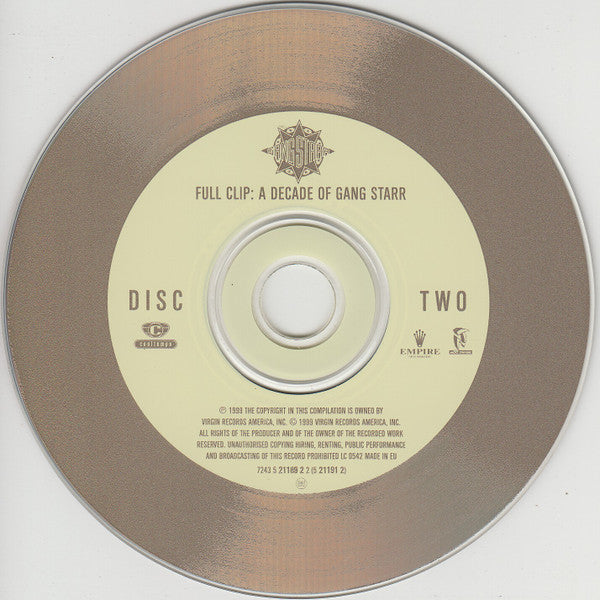 Gang Starr : Full Clip: A Decade Of Gang Starr (2xCD, Comp)