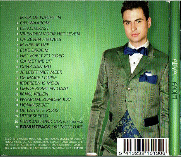 Adya (2) & Fadim : Adya & Fadim (CD, Album)