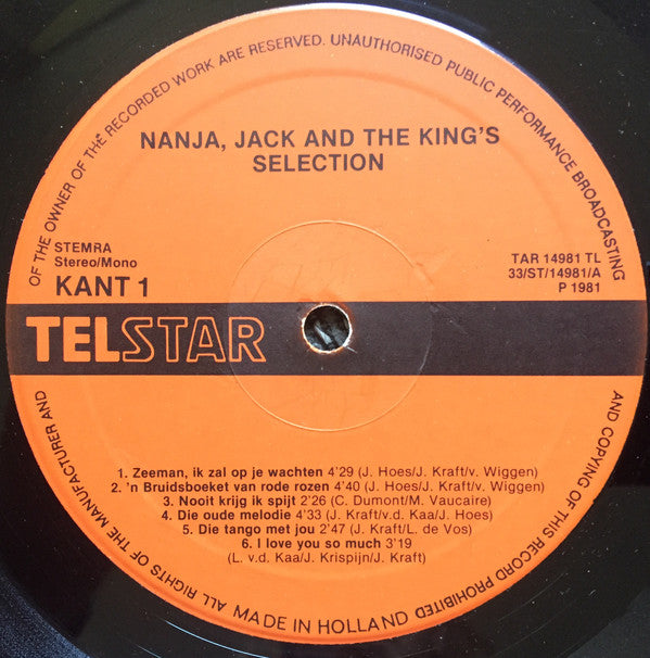 Nanja & Jack & The King's Selection : Nanja, Jack & The King's Selection (LP)