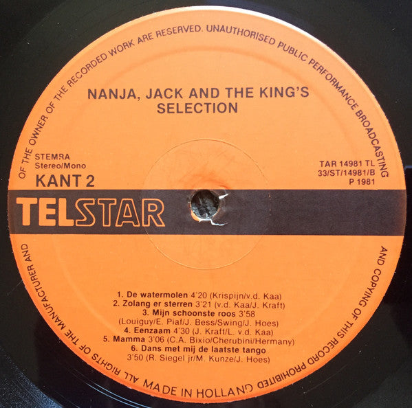 Nanja & Jack & The King's Selection : Nanja, Jack & The King's Selection (LP)