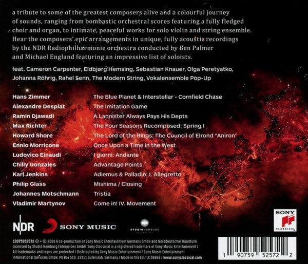 NDR Radiophilharmonie : Epic Orchestra - New Sound Of Classical (CD, Album)
