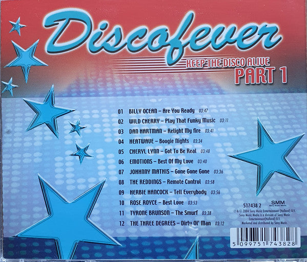 Various : Discofever: Keep The Disco Alive, Part 1 (CD, Album, Comp)