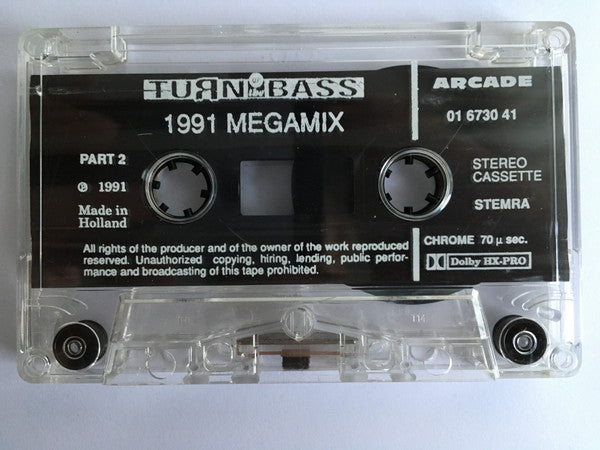 Various : Turn Up The Bass Megamix 1991 (Cass, Mixed)