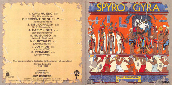 Spyro Gyra : Stories Without Words (CD, Album)