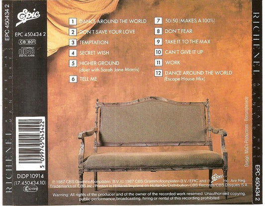 Richenel : A Year Has Many Days (CD, Album)