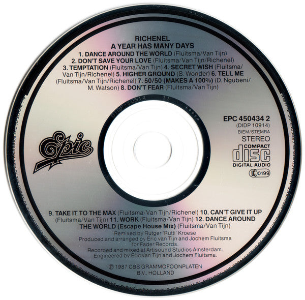 Richenel : A Year Has Many Days (CD, Album)