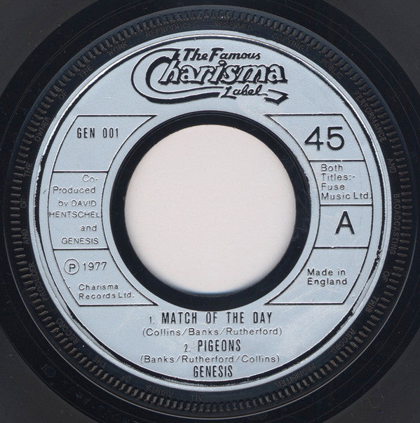 Genesis : Match Of The Day (7", Single, Lar)