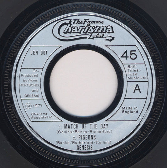 Genesis : Match Of The Day (7", Single, Lar)