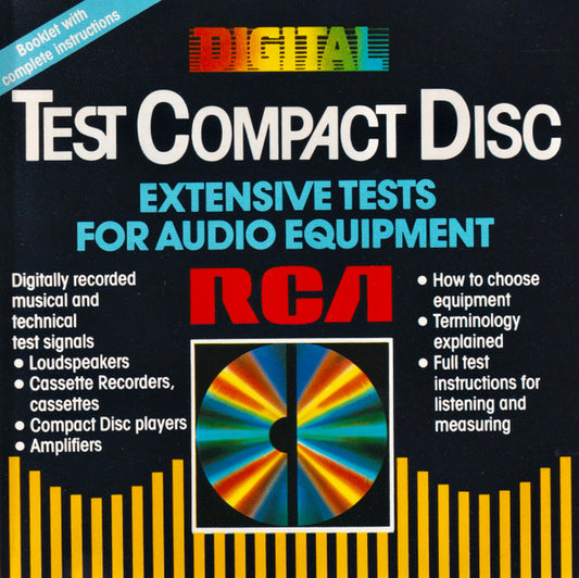Unknown Artist : Test Compact Disc - Extensive Tests For Audio Equipment (CD)