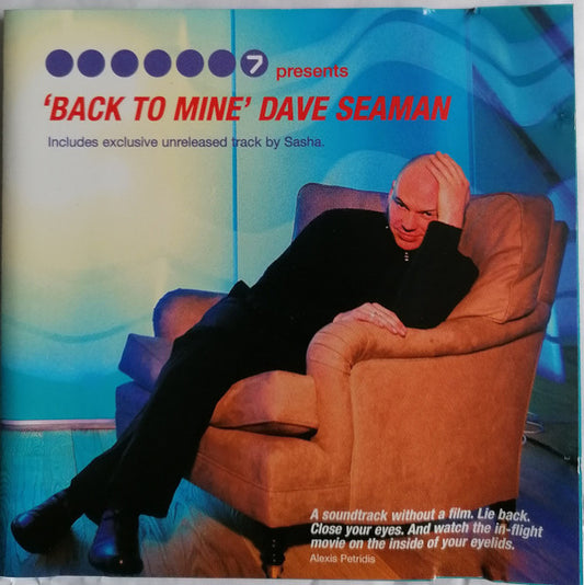 Dave Seaman : Back To Mine (CD, Mixed)