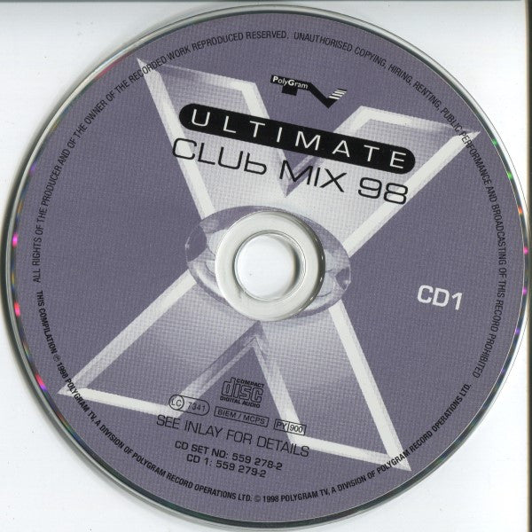 Various : Ultimate Club Mix 98 (2xCD, Mixed)