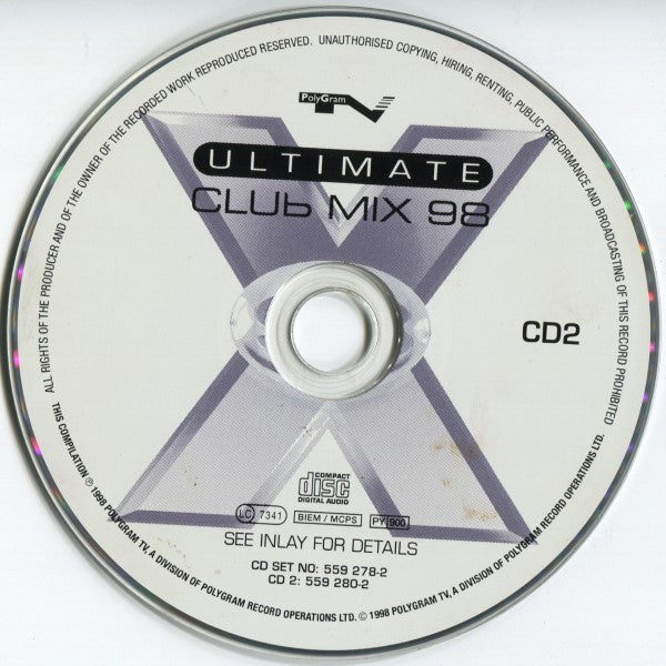 Various : Ultimate Club Mix 98 (2xCD, Mixed)