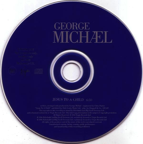 George Michael : Jesus To A Child (CD, Single, Promo)