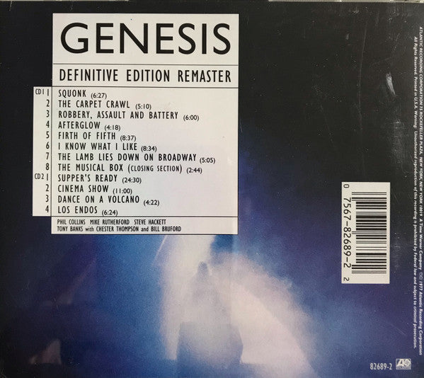 Genesis : Seconds Out (2xCD, Album, RE, RM)
