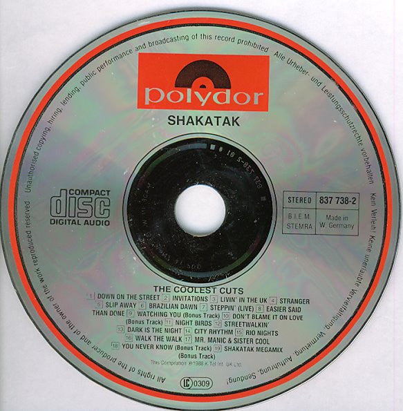 Shakatak : The Coolest Cuts (CD, Comp)