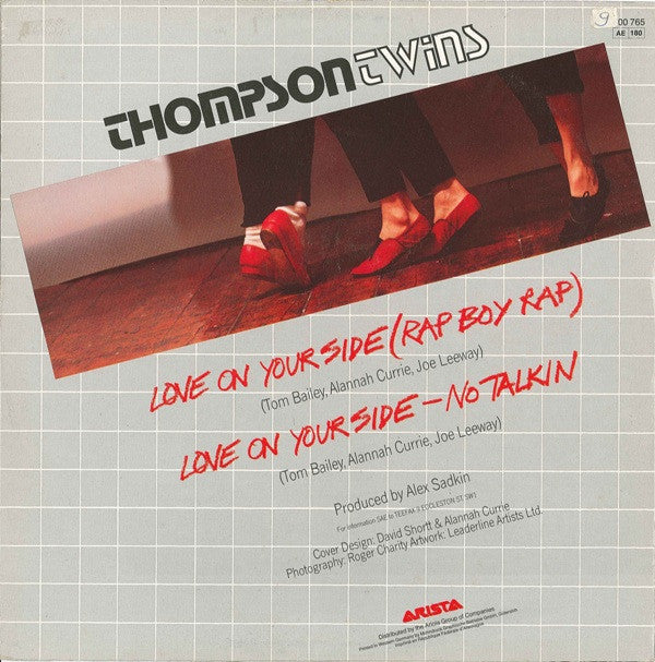 Thompson Twins : Love On Your Side (Rap Boy Rap) (12")