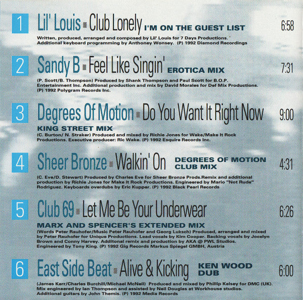 Various : Club Flavour Volume One (CD, Comp)
