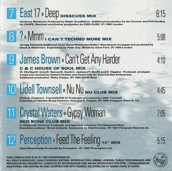 Various : Club Flavour Volume One (CD, Comp)