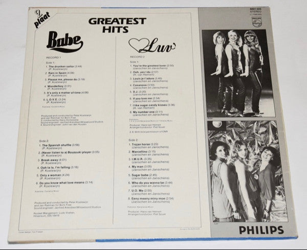 Babe (2) / Luv' : Greatest Hits (2xLP, Comp)