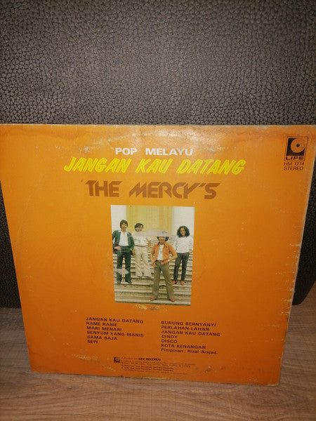 The Mercy's : Pop Melayu Jangan Kau Datang (LP, Album)