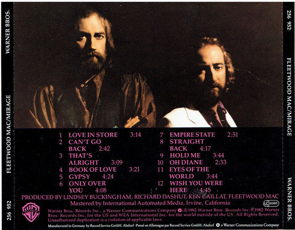 Fleetwood Mac : Mirage (CD, Album, RE)