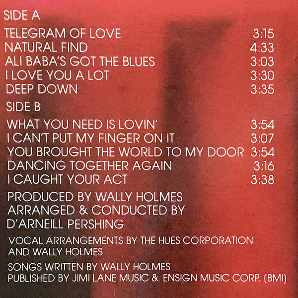 The Hues Corporation : Not Too Shabby (LP, Album)