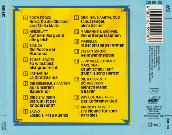 Various : Die Volksmusik-Superhitparade (CD, Comp)