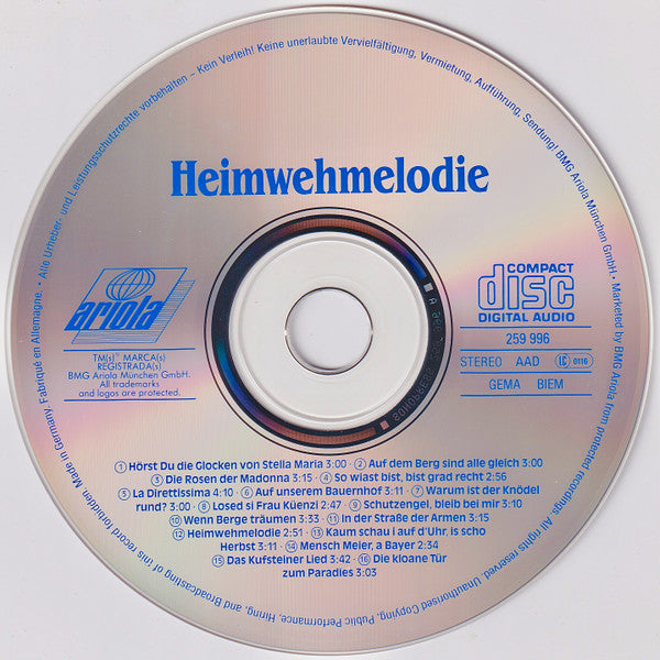 Various : Die Volksmusik-Superhitparade (CD, Comp)