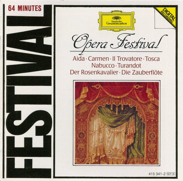 Wolfgang Amadeus Mozart, Giuseppe Verdi, Giacomo Puccini, Georges Bizet, Richard Strauss : Opera Festival (CD, Comp)