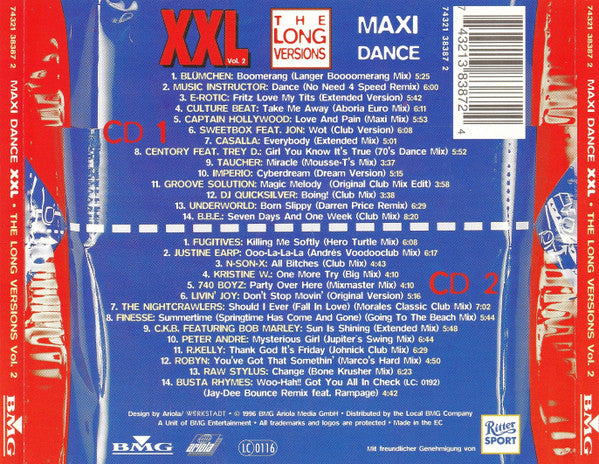 Various : Maxi Dance XXL - The Long Versions Vol. 2 (2xCD, Comp)