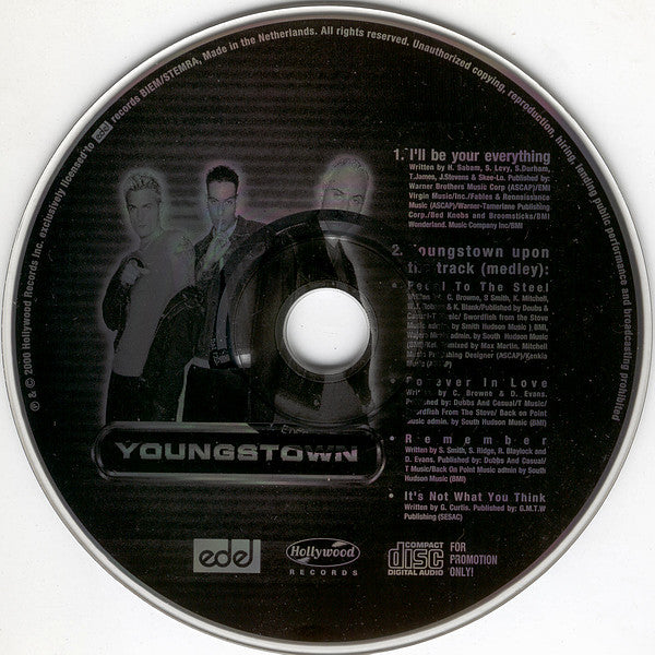Youngstown : I'll Be Your Everything (CD, Single, Promo)