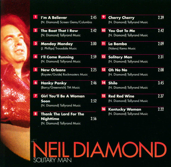 Neil Diamond : Solitary Man (CD, Comp)