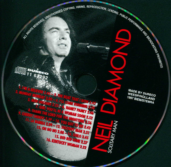 Neil Diamond : Solitary Man (CD, Comp)