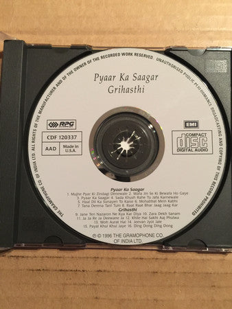Ravi : Pyaar Ka Saagar / Grihasthi (CD, Comp)