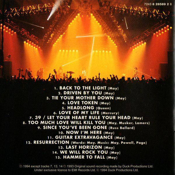 The Brian May Band : Live At The Brixton Academy (CD, Album)