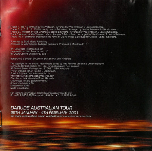 Darude : Before The Storm (Australian Tour Edition) (CD, Album)