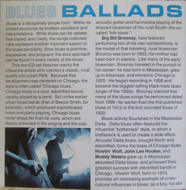 Various : Blues Ballads (2xCD, Comp)