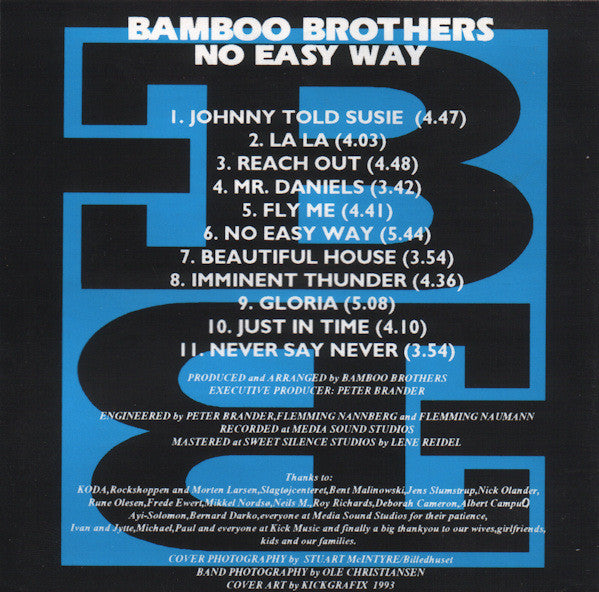 Bamboo Brothers : No Easy Way (CD, Album)