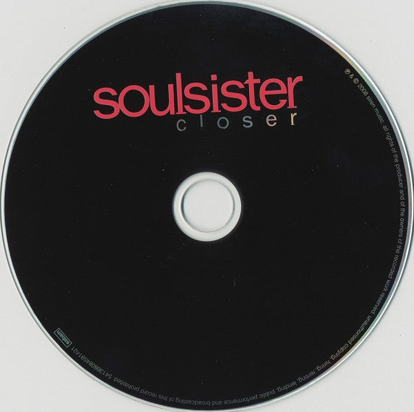 Soulsister : Closer (CD, Album)