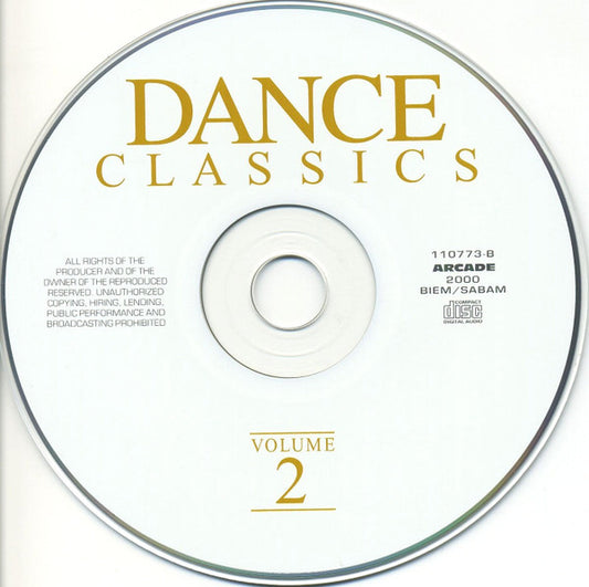 Various : Dance Classics Volume 2 (CD, Comp)