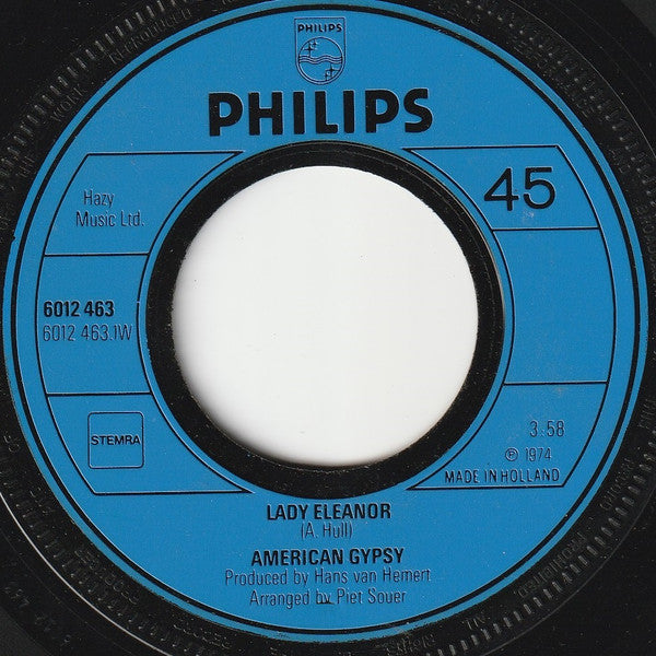 American Gypsy : Lady Eleanor (7", Single)